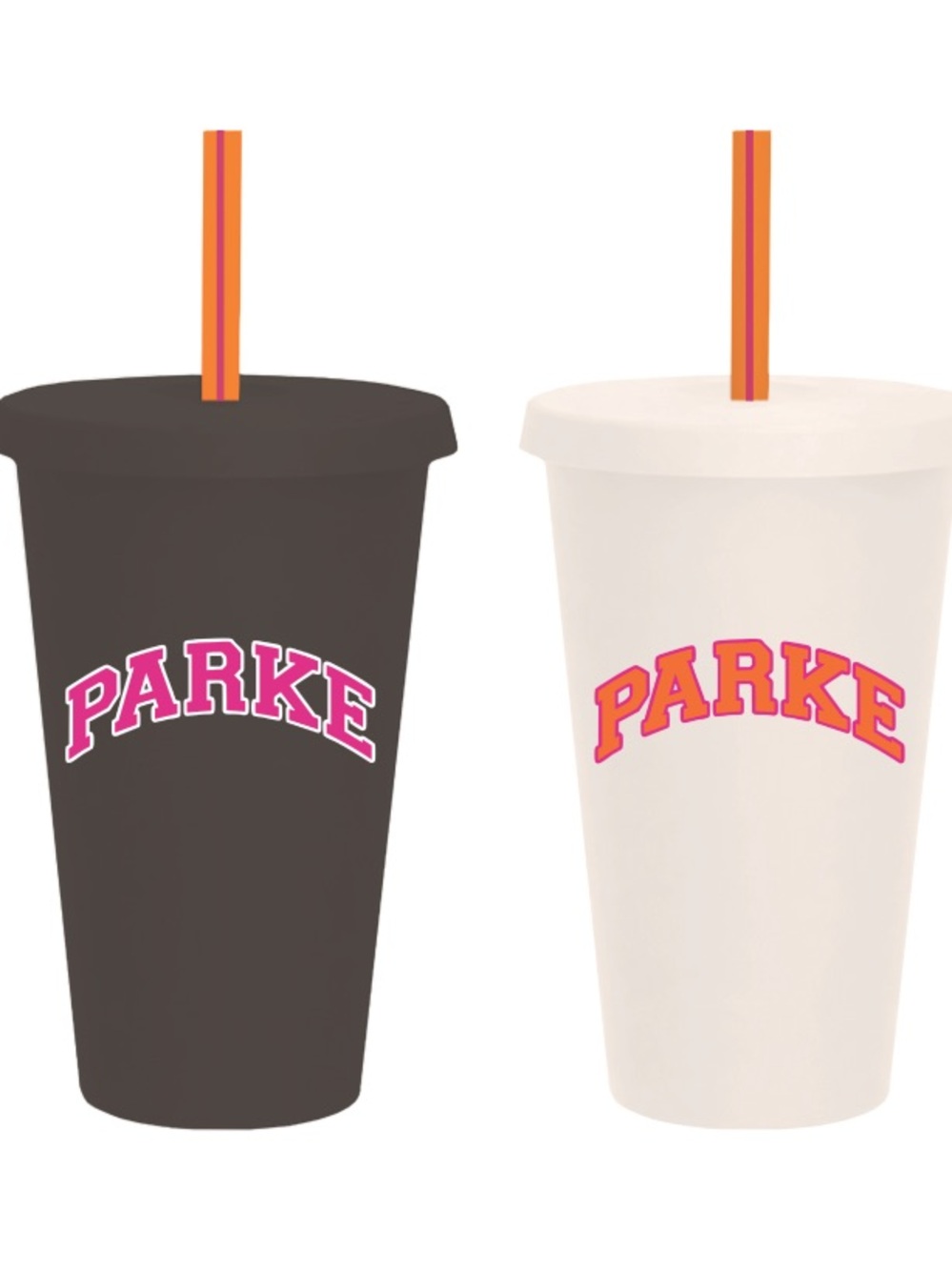 Parke x Dunkin Reusable Tumbler Duo - Brown & Cream cups Parke x Dunkin Collab